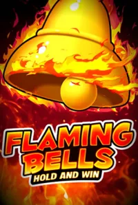 flaming bells  hold and win slot logo